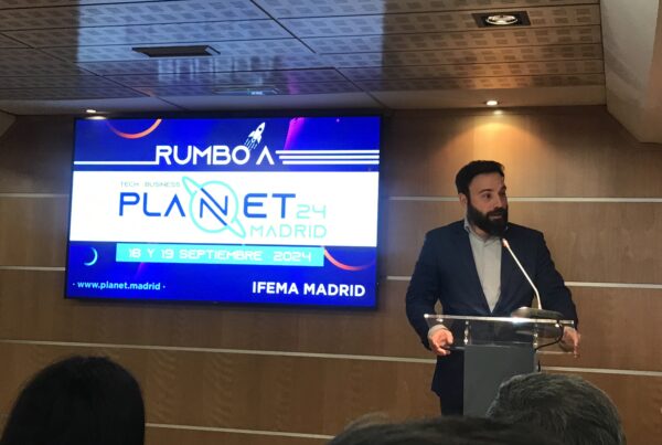 Angel Niño, Concejal Delegado de Innovación y Emprendimiento del Ayuntamiento de Madrid en la presentación de PlaNET24